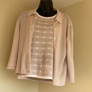 Benetton Sweater and Cardigan Set